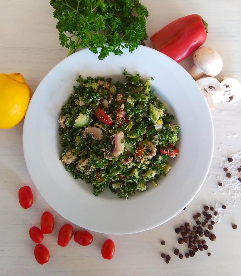 Petersiliensalat mit Couscous