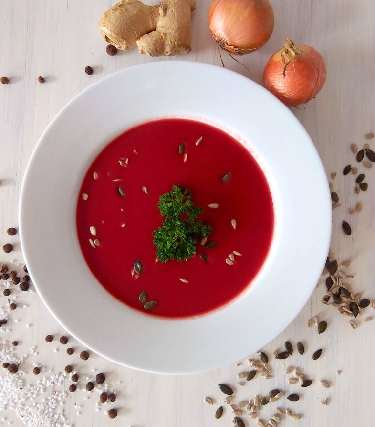 vegane Rote Bete Suppe