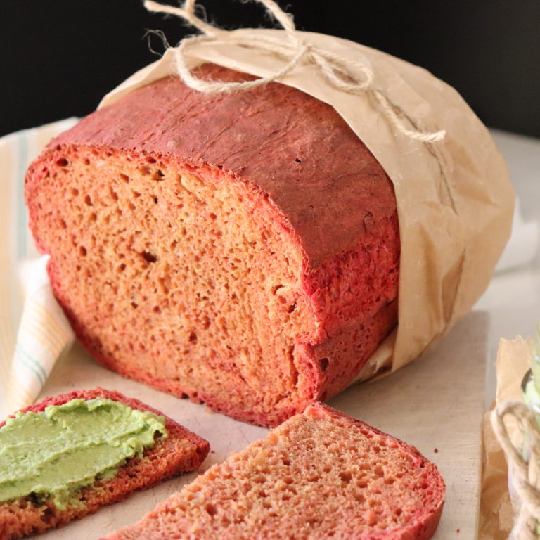 veganes Rote Beete Brot aus Hefeteig - oekofreaks