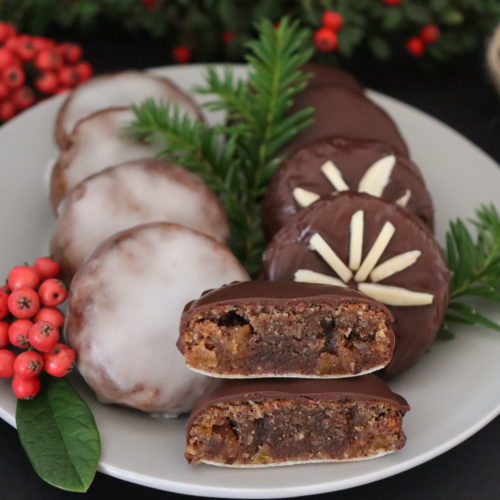 Vegane Lebkuchen mit Schokoladenglasur - oekofreaks